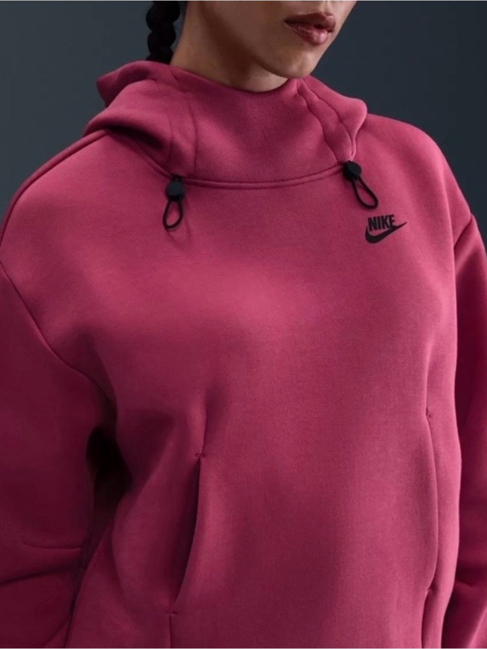 Nike Women's Dark Rose Pullover Hoodie